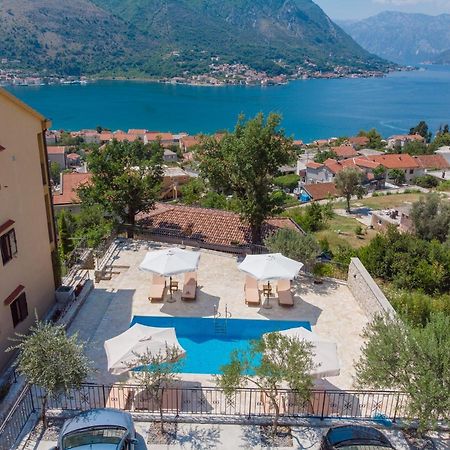 Our Sunset Apartments With Pool And Sea View Котор Экстерьер фото