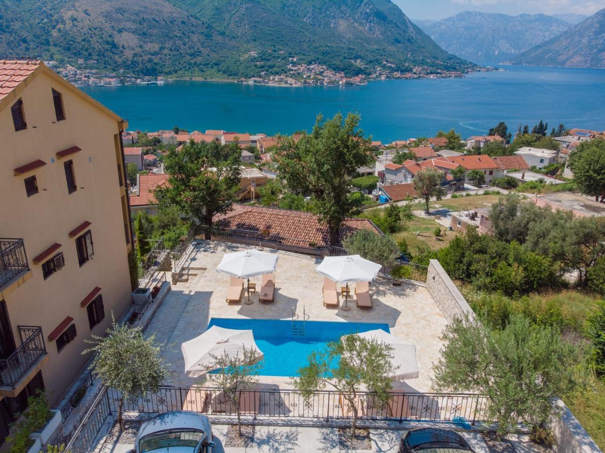 Our Sunset Apartments With Pool And Sea View Котор Экстерьер фото