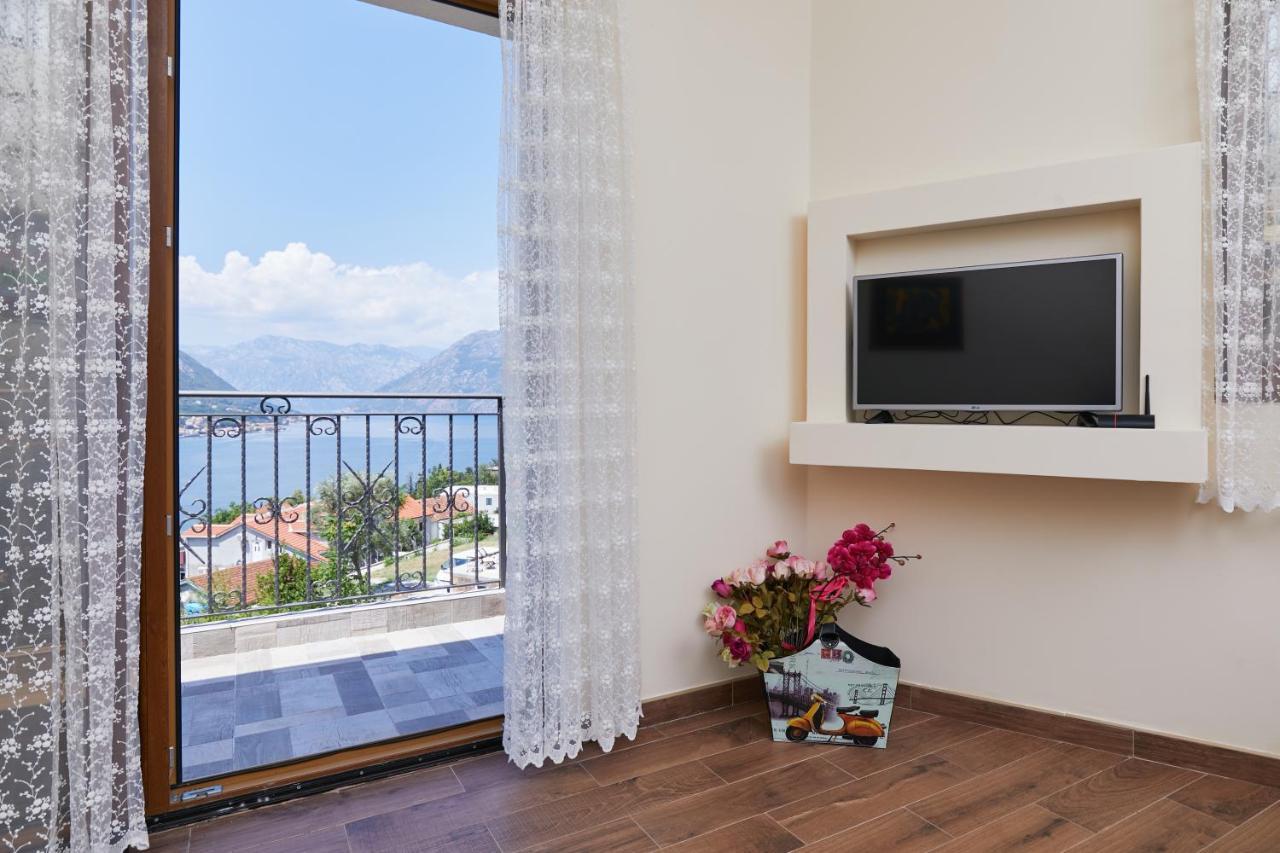 Our Sunset Apartments With Pool And Sea View Котор Экстерьер фото